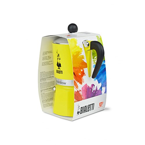 Rainbow Moka Pot in Yellow