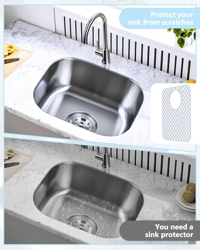 2 Pack Silicone Sink Protectors for Kitchen Sink