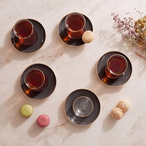 Turkish Tea Glasses Set for 6 (6 Count)