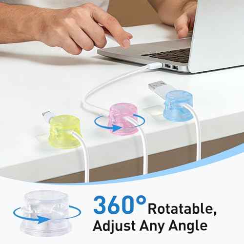 8 Pack Magnetic Cable Clips (8 Count)