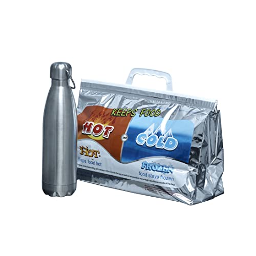 Hot and Cold Insulated Bags for Food Delivery (6 Count)