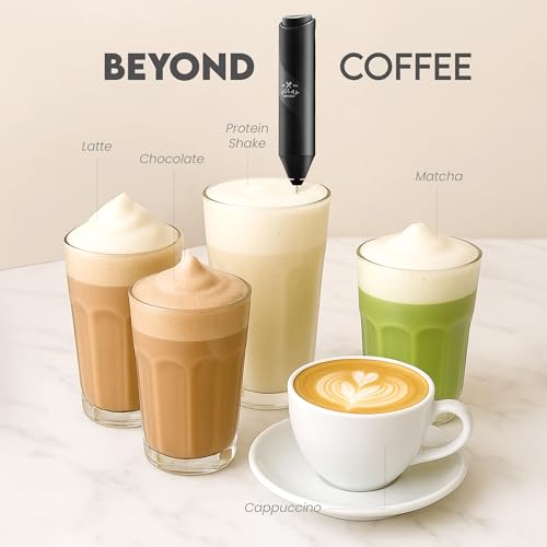 Powerful Milk Frother AA Batteries Included