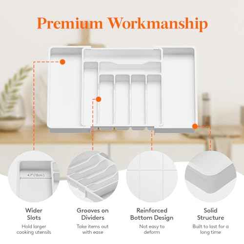 Expandable Silverware Drawer Organizer