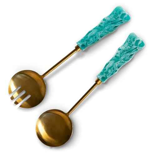 Resin Metal Salad Servers (2 Count)