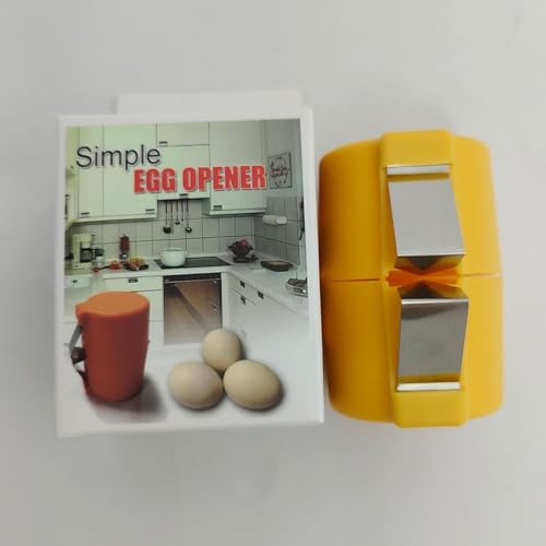 Egg Topper Cutter Tool Egg Cracker Tool Egg Shell Opener Hard Boiled Egg Peeler Egg Shell Opener for Hard Boiled Eggs Egg Cracker Tool For Eggs Kitchen Gadgets (2 Count)