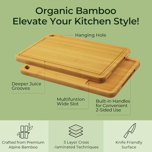 Wood Cutting Board (3 Count)
