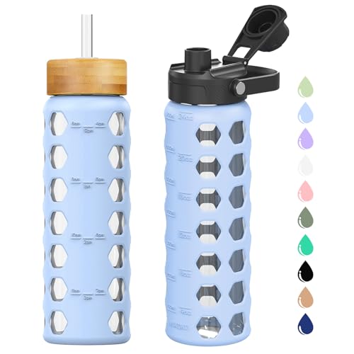 Glass Water Bottle