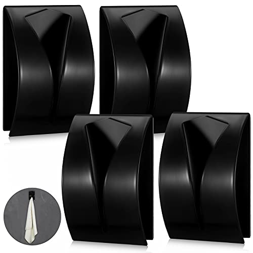 4 Pcs Self Adhesive Kitchen Towel Hook Holder
