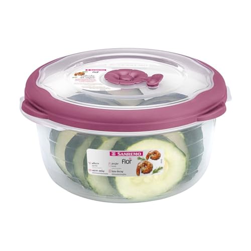 3.1 Cup Plastic Bowls Food Storage Container With Lid For Leftovers (25 Fl Oz)