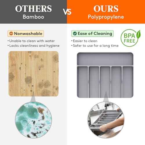 Expandable Silverware Drawer Organizer