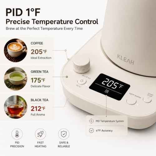 Gooseneck Electric Kettle with Temperature Control