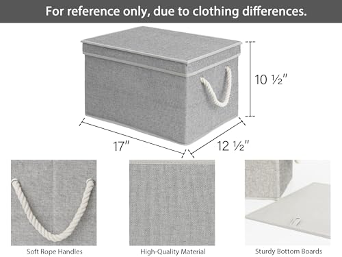 Storage Bins with Lids (3 Count)