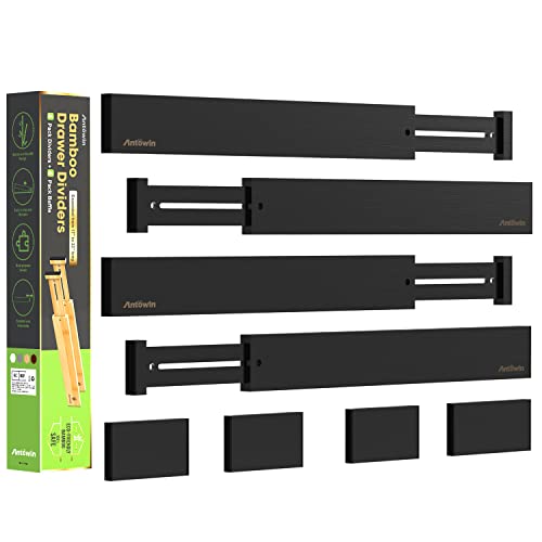 Bamboo Drawer Dividers Organizers