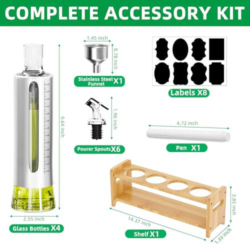 Oil Dispenser Bottle (4 Count)