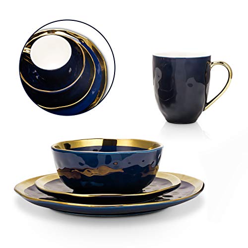 Porcelain 16 Piece Dinnerware Set (16 Count)