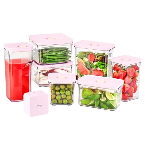 Premium Airtight Food Storage Containers ROSE 8P (8 Count)