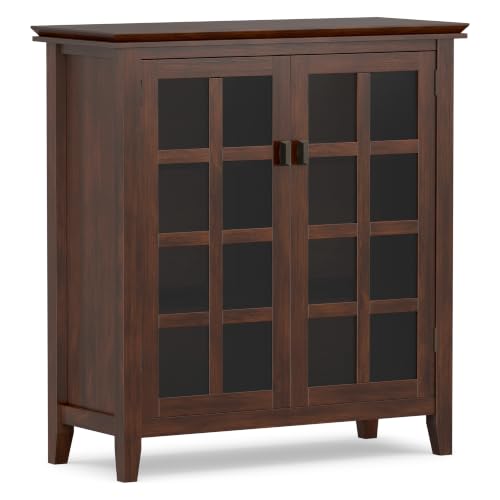 Artisan 38" Wide Solid Wood Cabinet in Russet Brown