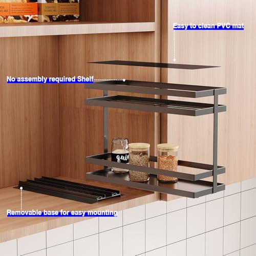 2 Pack Pull Out Spice Rack Organizer for Cabinet (2 pound(s))