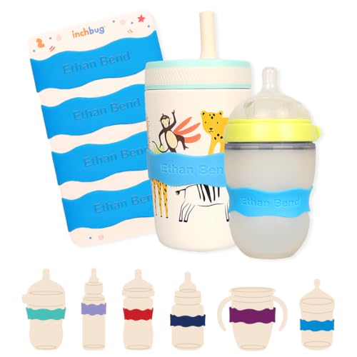 Orbit Labels Silicone Bottle Bands (4 Count)