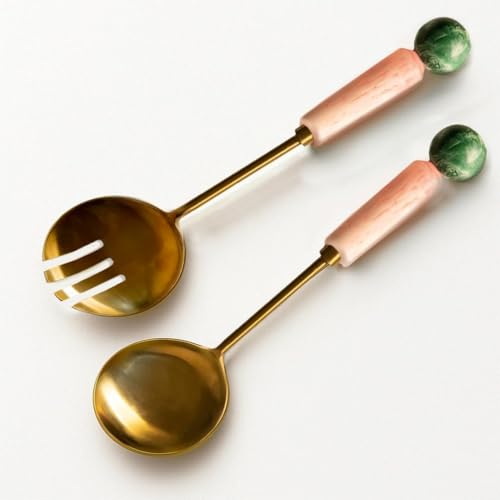 Resin Metal Salad Servers (2 Count)