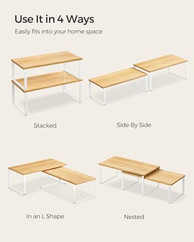 Cabinet Organizer Shelf (2 Count)