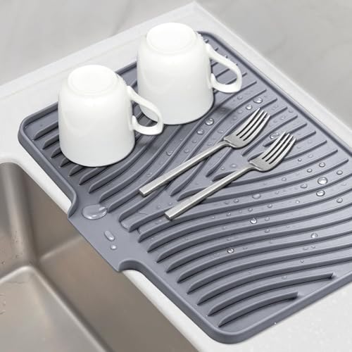 Silicone Dish Drying Mat for Kitchen Counter