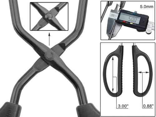 Stainless Steel Kitchen Scissor Tongs 10" and 12" Set (2 Count)