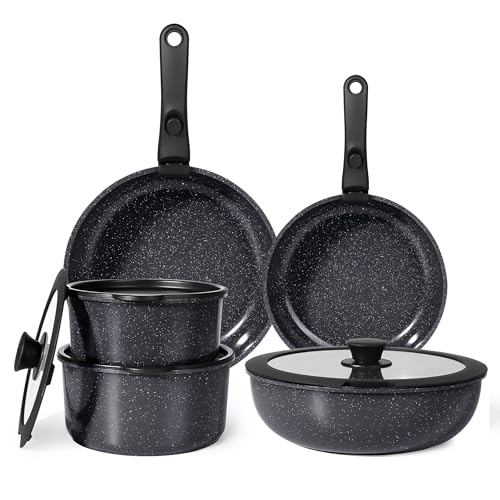 Ceramic Pots and Pans Set Non Stick
