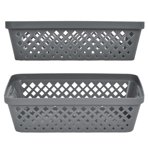 Plastic Storage Basket Set (6 Count)