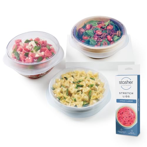 Premium Reusable Silicone Stretch Lids (3 Count)