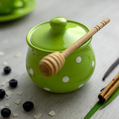 Ceramic Sugar Bowl with Lid