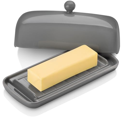 Ceramic Butter Dish with Lid for Countertop