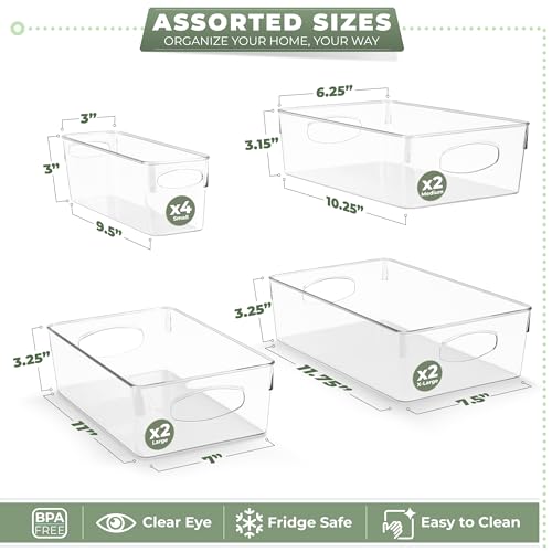 Fridge Organizers and Storage (10 Count)