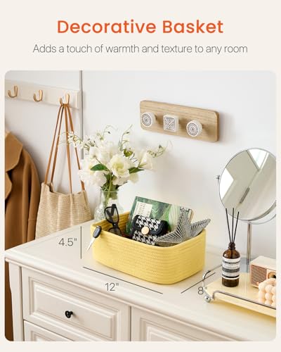 Small Woven Storage Basket for Organizing (3 Count)