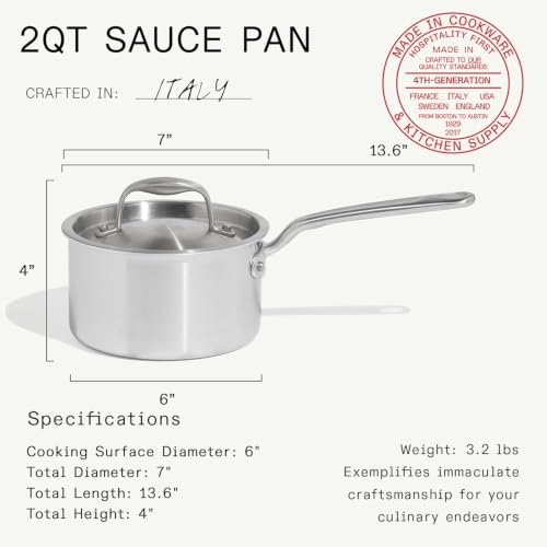 Cookware 2 QT CeramiClad Non Stick Saucepan with Lid