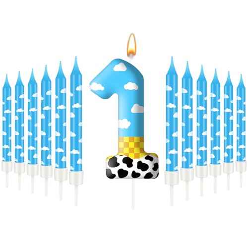 13PCS Toy Inspire Game Story Birthday Candles Set for Kids (13 Count)