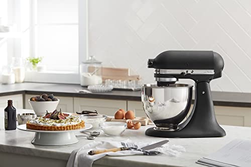 Artisan, 5-Qt Tilt Head Stand Mixer, KSM150PS, Cast Iron Black