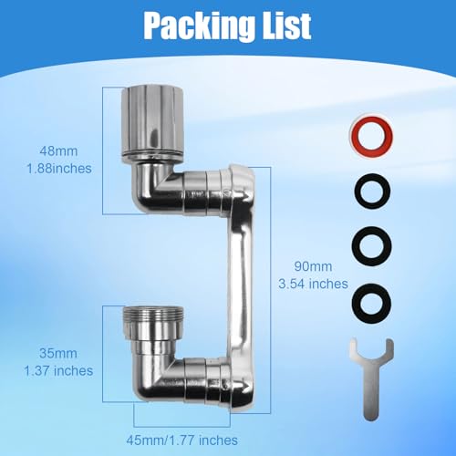 1080° Swivel Faucet Extender (2 Count)