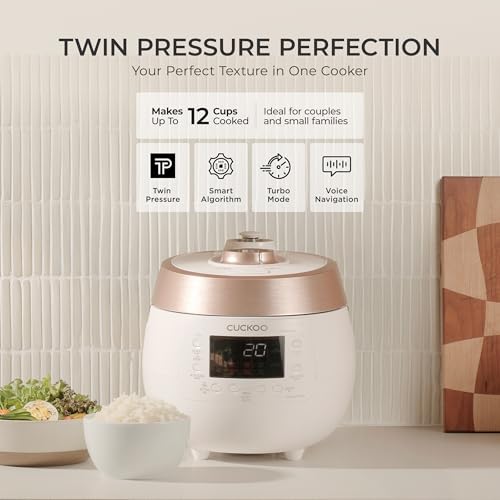 CRP RT0609FW 6 cup Twin Pressure Plate Rice Cooker & Warmer with High Heat (6 Count)