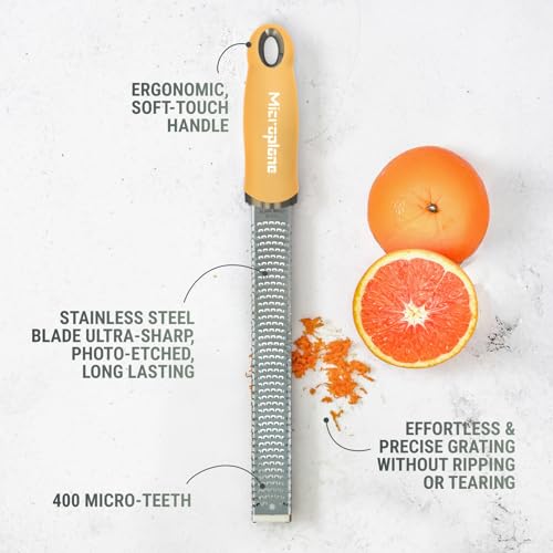 Premium Classic Zester Grater in Lemon Cream color