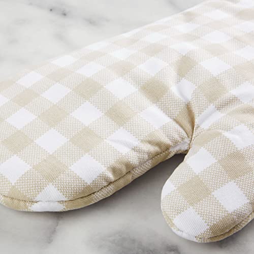 Gingham Oven Mitt 2