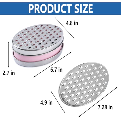 Cheese Grater Citrus Lemon Zester with Food Storage Container & Lid