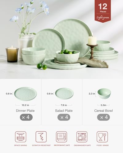Mars Stoneware Dinnerware Set for 4