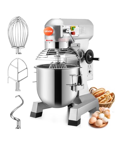 30Qt Commercial Food Mixer Timing Function 1250W Commercial Mixer