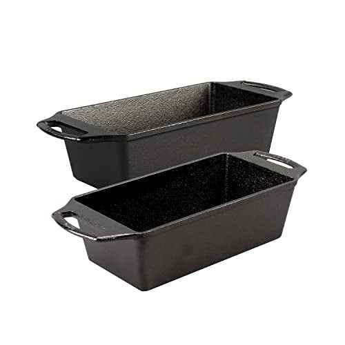 Pre Seasoned Cast Iron Loaf Pan (2 Count)