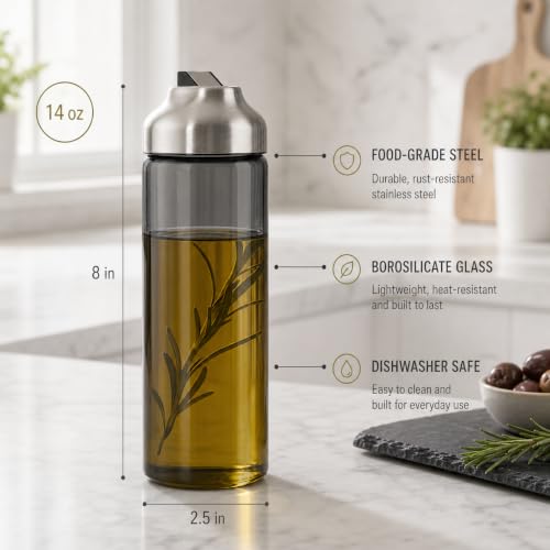Olive Oil Dispenser Bottle for Kitchen