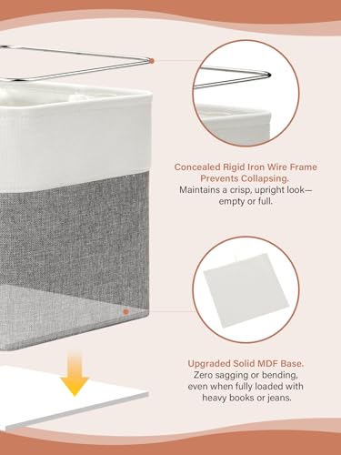 Set of 4 Storage Cubes Baskets for Organizing (4 Count)