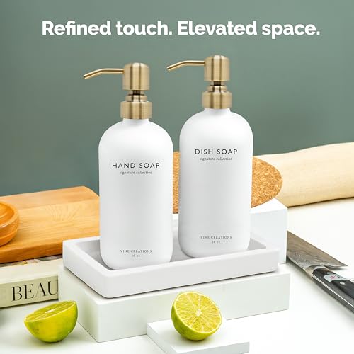 Glass Soap Dispenser Set (2 Count)