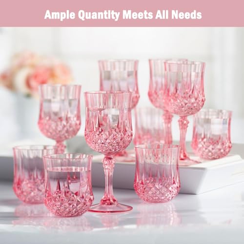 48Pack Plastic Wine Glasses (48 Count)