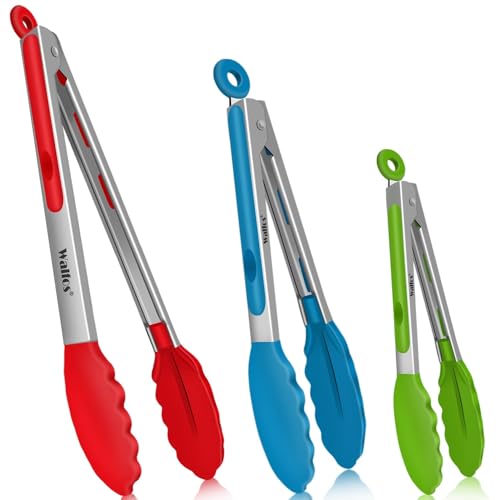 Silicone Tongs for Cooking (3 Count)